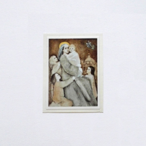 Samolepka sv. Zdislava s dětmi