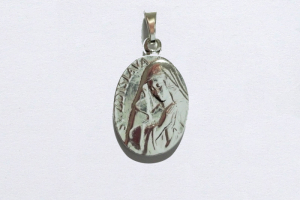 Medailka sv. Zdislava - malá stříbřená