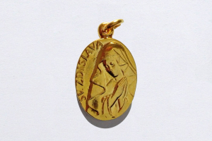 Medailka sv. Zdislava - malá zlacená