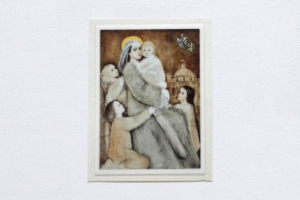 Samolepka sv. Zdislava s dětmi